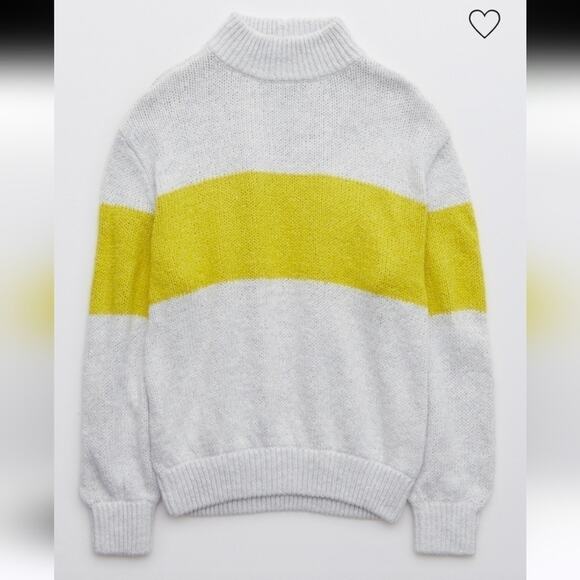 Aerie Oh-Snow-Soft Mock Neck Sweater Size Small - Picture 4 of 8